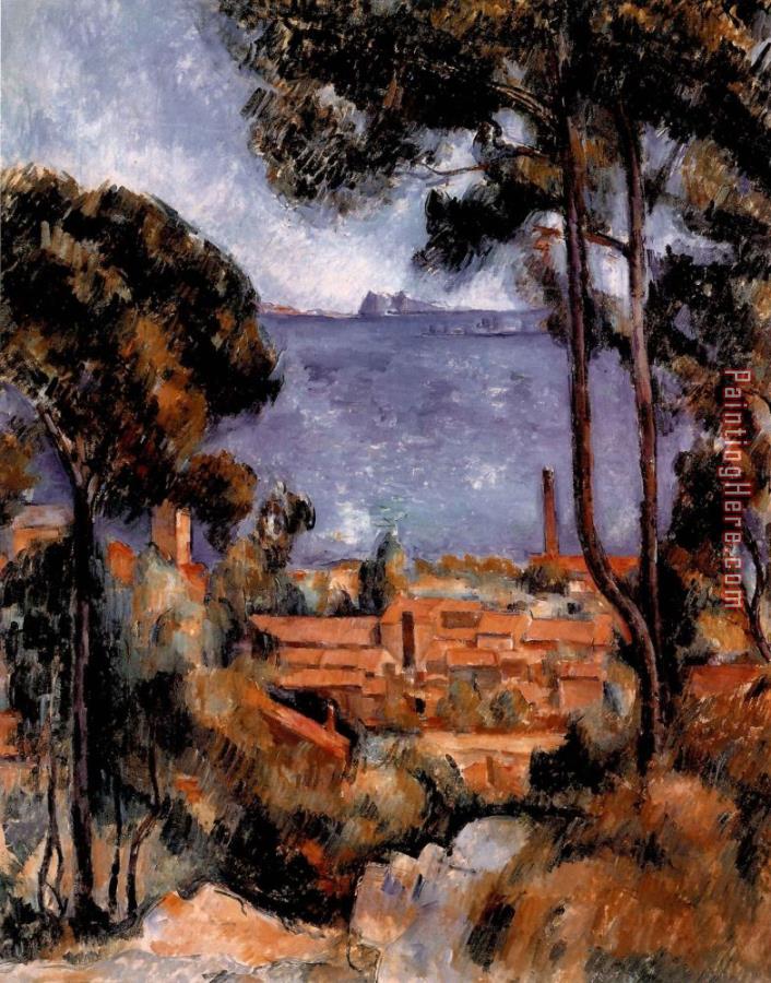 Paul Cezanne View of Estaque